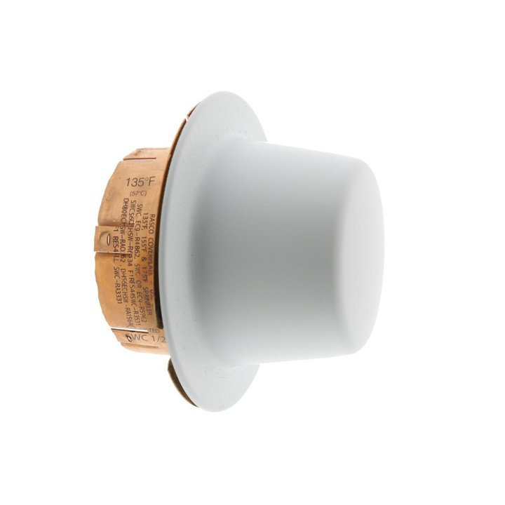 Concealed SWC Escutcheon - White 135 Degree