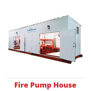 Pre-assembled and fully enclosed fire packages