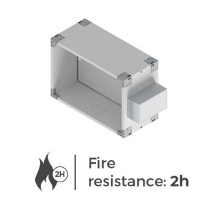 mcr FID B- SINGLE-BLADE FIRE CUT-OFF DAMPER
