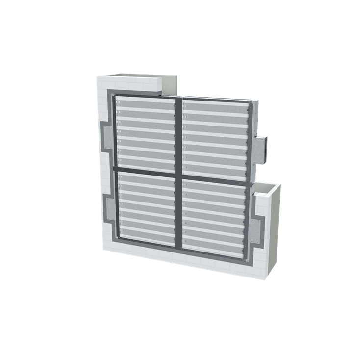 mcr WIP PRO/V - ÇOK-KANATLI DUMAN EZSOS YANGIN DAMPERİ