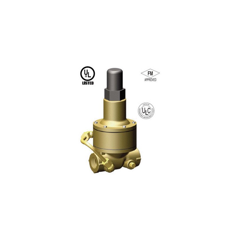 Pressure Relief valve, Model 55-L, BS/BUNA, 20-200psi (1.4 -14.0 bar)