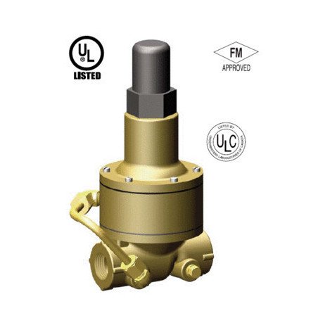Pressure Relief valve, Model 55-L, BS/BUNA, 20-200psi (1.4 -14.0 bar)