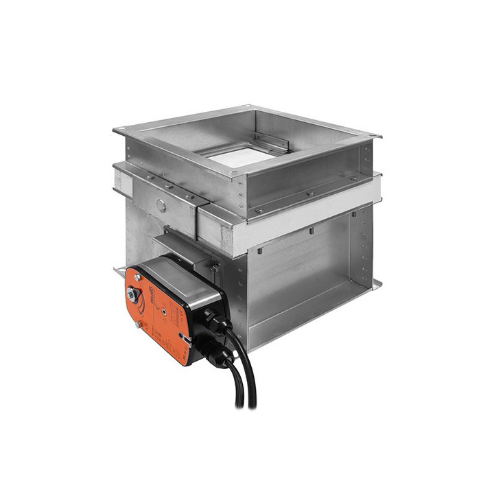 mcr FID S/S p/P, mcr FID S/S p/O - TEKLİ-KANAT YANGIN KESME-OFF DAMPERİ