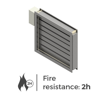 mcr WIP/V - ÇOK-KANATLI DUMAN EGZOS YANGIN DAMPERİ