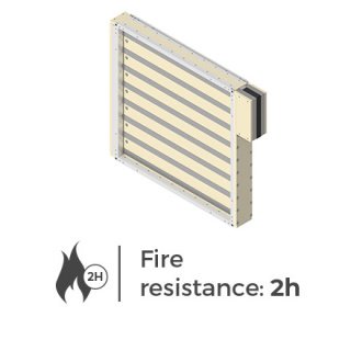 mcr WIP PRO/S - MULTI-BLADE CUT-OFF FIRE DAMPER