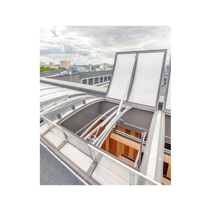 mcr PROLIGHT CONTINUOUS ROOFLIGHTS WITH INTEGRATED SMOKE VENTS