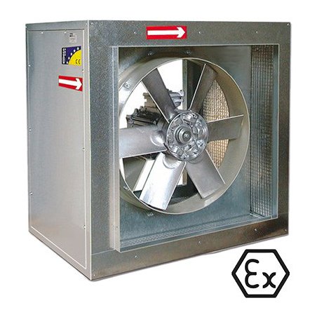 mcr MONSUN C - AXIAL SMOKE EXHAUST FAN IN SOUNDPROOF HOUSING / EXPLOSION-PROOF FAN