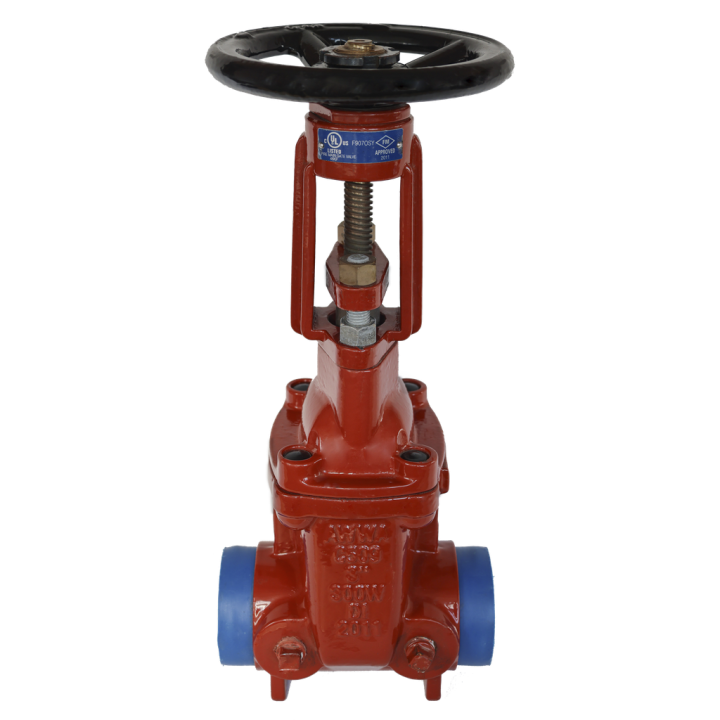 OS&Y Sürgülü Yükselen Milli Vana, Model 135Q, Yiv x Yiv, 300psi