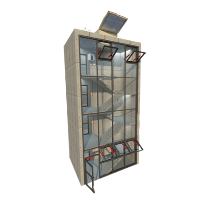 mcr THERM SYSTEM - FOR GRAVITY SMOKE EXHAUST AND AERATION