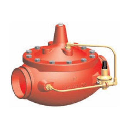 Basınç düşürücü  vana, 90G-21 düz,  yivli uçlar, ANSI 300, Max Anma  Giriş Basınç 300psig