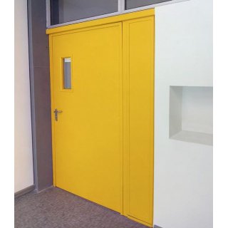 Çok amaçlı alev tutucu kapı