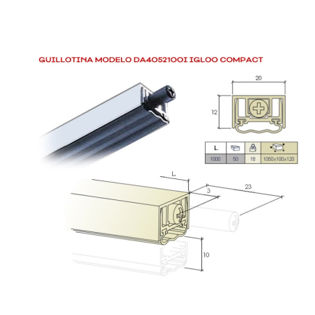 Model DA4052100 Compact Guillotine