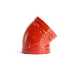 Grooved 45° Short Diameter Elbow, XGQT011, 300psi