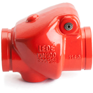 Grooved Swing Check Valve Model H84