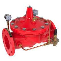 Pressure reducing valve, 90G-21 plain, grooved ends, ANSI 300, Max Rat