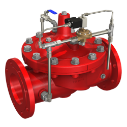 Pressure reducing valve, 90G-21 plain, grooved ends, ANSI 300, Max Rat