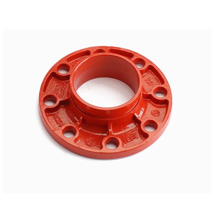 Grooved Flange Adapter, XGQT08 Pn16 Ral 3000